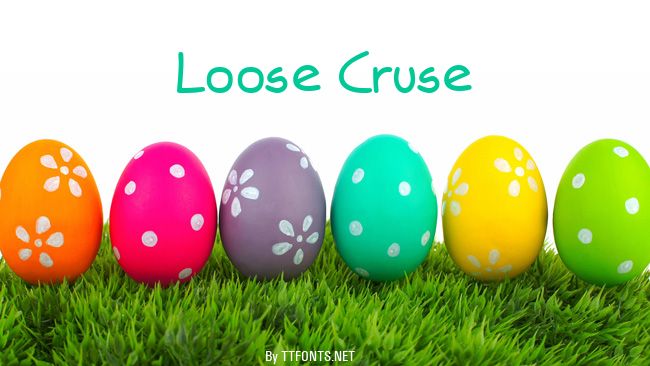 Loose Cruse example